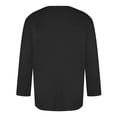 thumbnail image 3 of Jinhomg Mens Heart Graphic Tees Cute Valentine's Day Themed T-Shirts Big and Tall Casual Comfy 3/4 Sleeve Crew Neck Tops 2025 Holiday Gifts Black M, 3 of 5