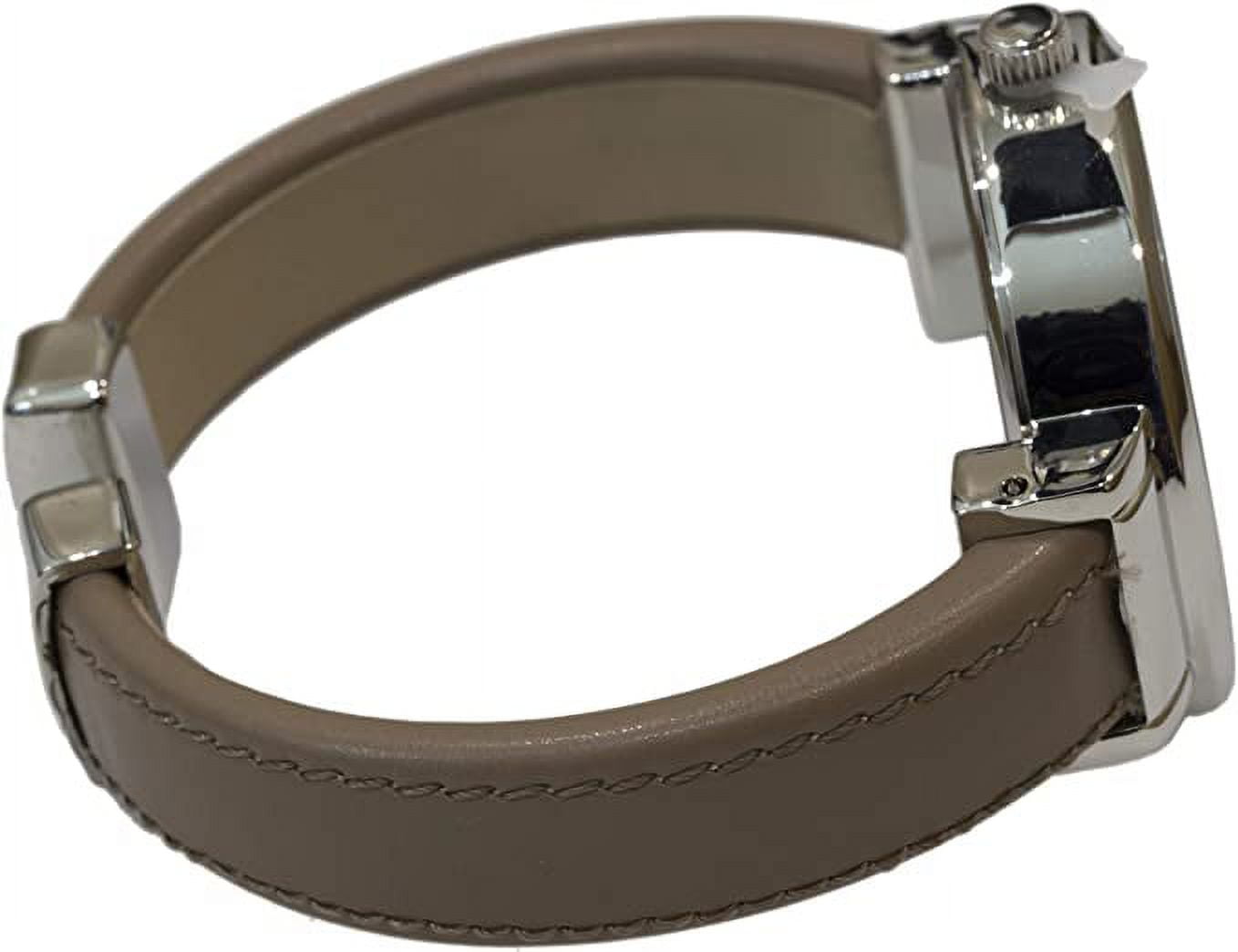 Blekon Collections Japanese Quartz Womens Fashion Leather Bangle Cuff Watch