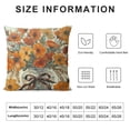 thumbnail image 5 of BANET Flower Throw , Orange Jar Fall Seasonal Pillowcase Square for Home Living Room Bed Sofa Car White, 5 of 5