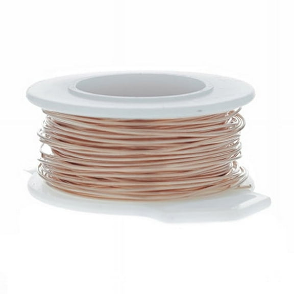 28 Gauge Round Copper Craft Wire - 120 ft