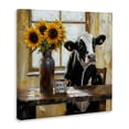 thumbnail image 2 of Stupell Industries Rustic Lodge Holy Cow Rustic Farm Table Canvas Art, 24 x 24, by Tina LeCour, 2 of 8