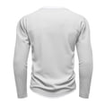 thumbnail image 6 of Taylonsss Mens Summer Sport Top False Two Layer Collar Long Sleeve Pullover Shirt Casual Athletic Style Comfortable Breathable Outdoor Activewear, 6 of 6