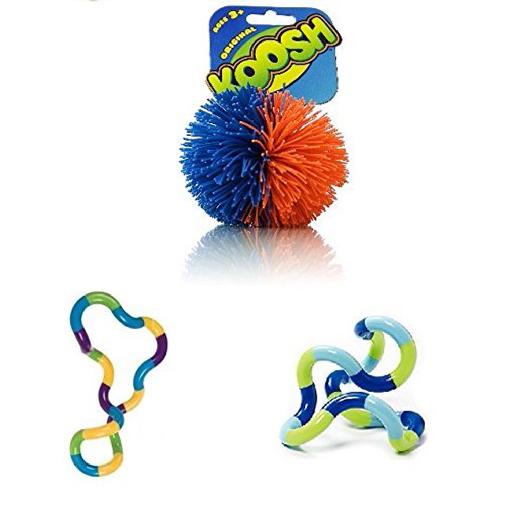 StarMagic Koosh Ball and Tangle Jr. Classic Sensory Fidget Toy Both