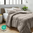 thumbnail image 6 of Bare Home Down Alternative Comforter Set - 3-Pieces - All Seasons - King/Cal King, Khaki, 6 of 8