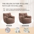 thumbnail image 5 of Domiluxe Bean Bag Chairs for Adults,Teddy Fabric Fluffy and Lazy Sofa with Armrests,Comfy BeanBag Sofa with Memory Sponge for Living Room,Bedroom,Coffee, 5 of 8