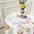 thumbnail image 5 of Coolnut Easter Round Tablecloth 60In,Easter Bunnies Round Table Cloth Water Resistant Spill Proof Large Table Cover for Family Gathering Dinner, Hotel, BBQ, 5 of 7