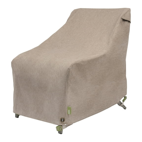 Modern Leisure Garrison Patio Chair Cover, Waterproof, 27"L X 34"W X 31"H, Sandstone