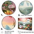thumbnail image 3 of Designart "Lakefront Allure Birds Of Paradise" Birds Of Paradise Floater Framed Wall Decor, 3 of 5