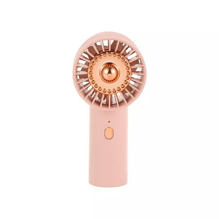 

Protable Handheld Fan USB Rechargeable Battery Operated with Light Speed Adjustable Mini Personal Fan Quiet Pocket Pocket Fan for Girls Women Men Indoor Outdoor Travel Cordless Cooling Fan