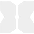 thumbnail image 3 of 10"OD x 3"ID x 3 1/2"C x 1"P Titus Architectural Grade PVC Contemporary Ceiling Medallion, Two Piece, 3 of 7