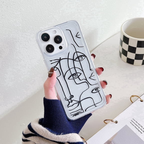 Allytechgroup Fashion Pattern Back Cover Cell Phone Case for Apple iPhone 15 Pro Max, Multicolor