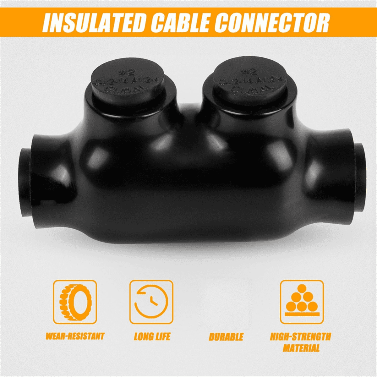 Insulated Wire Connector Splice Connector, Aluminum to Copper Wire Connectors,2-14 Gauge