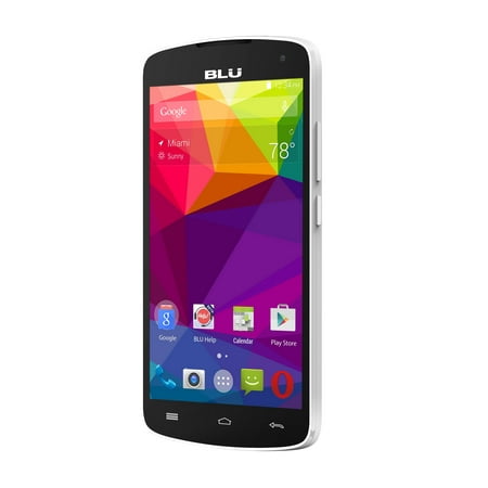 BLU Studio X8 HD S530 Unlocked GSM Dual-SIM Octa-Core Android Phone - White (Certified