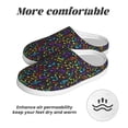 thumbnail image 6 of Lsque Musical Notes Pattern Womens Comfort Cotton on Scuff With Memory Foam and Anti-skid Sole Slipper-35/36, 6 of 7