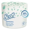 Scott Professional Standard Roll Toilet Paper (04460), with Elevated Design, 2-Ply, White, Individually wrapped rolls, (550 Sheets/Roll, 80 Rolls/Case, 44,000 Sheets/Case)