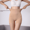 thumbnail image 4 of Pantalones de cintura plana con ángulo de abdomen y cadera para mujer, moldeadores de cintura y cadera, talla de cadera de 200 kg, pantalones de seguridad dos en uno sin dobladillo, 4 of 4