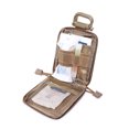 thumbnail image 3 of Guardoinrt Travel Camping Tablet Storage Bag Portable Nylon Pill Organizer Packaging Pouch Emergency Pack for Backpacking Mud Color, 3 of 6