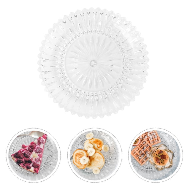 VERDANVERSE 1Set Decorative Fruit Bowl Crystal Design Waterproof for Dinner Parties Home Users