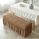 thumbnail image 3 of Funda para Banco de Comedor Sunnimix Protector de Asiento Elástico Café Ligero, 3 of 8