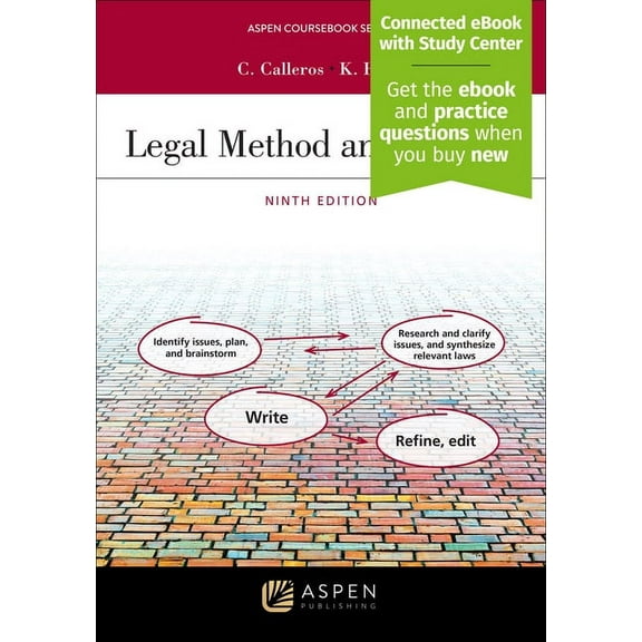 Aspen Coursebook Legal Method and Writing: [Connected eBook with Study Center], (Paperback)