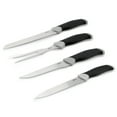 thumbnail image 4 of Oster Lindbergh 22 Piece Stainless Steel Cutlery Set with Storage Block in Black, 4 of 8