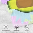 thumbnail image 3 of Coolnut Cat Avocado Patterned Hand Towels 2 PCS, Cotton Bath Towel for Drying Face Hands Body Decorative Water Absorbent Lightweight Towels for Bathroom Ktichen Travel Gym, 16"x28", 3 of 6