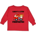 thumbnail image 3 of Inktastic Daddys Little Firefighter Boys or Girls Long Sleeve Toddler T-Shirt, 3 of 5