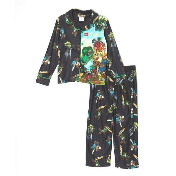 Lego Legends of Chima 2 PC Long Sleeve Pajama Set Boy Size 8