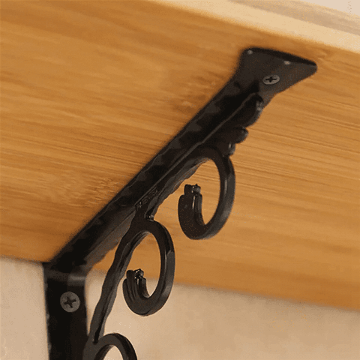 10Pcs Wall Mounted L Shaped Angle Bracket Multifuntional Brace Shelf Brackets Decorative Shelf Brackets Wall Brackets S