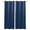 Blue, variant on Dark Blue Blackout Curtains for Bedroom, Retro Farmhouse Plants Wall Lines Texture Thermal Insulated Kitchen Drapes with Grommets, Light Blocking Window Treatment, 2 Panels 42" x 45"