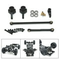 thumbnail image 6 of guohui Metal Steering Servo Link Linkages DIY Supply RC Steering for MN82 LC79 1:12 black, 6 of 9