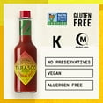 thumbnail image 6 of Tabasco Habanero Sauce, 5 oz Regular Glass Bottle, Gluten Free, 6 of 8