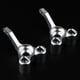 thumbnail image 2 of Portadores de buje trasero de aluminio CNC 2 uds para HSP 94122 94188 accesorios para camiones RC- Plata perfke Piezas del coche de RC, 2 of 9