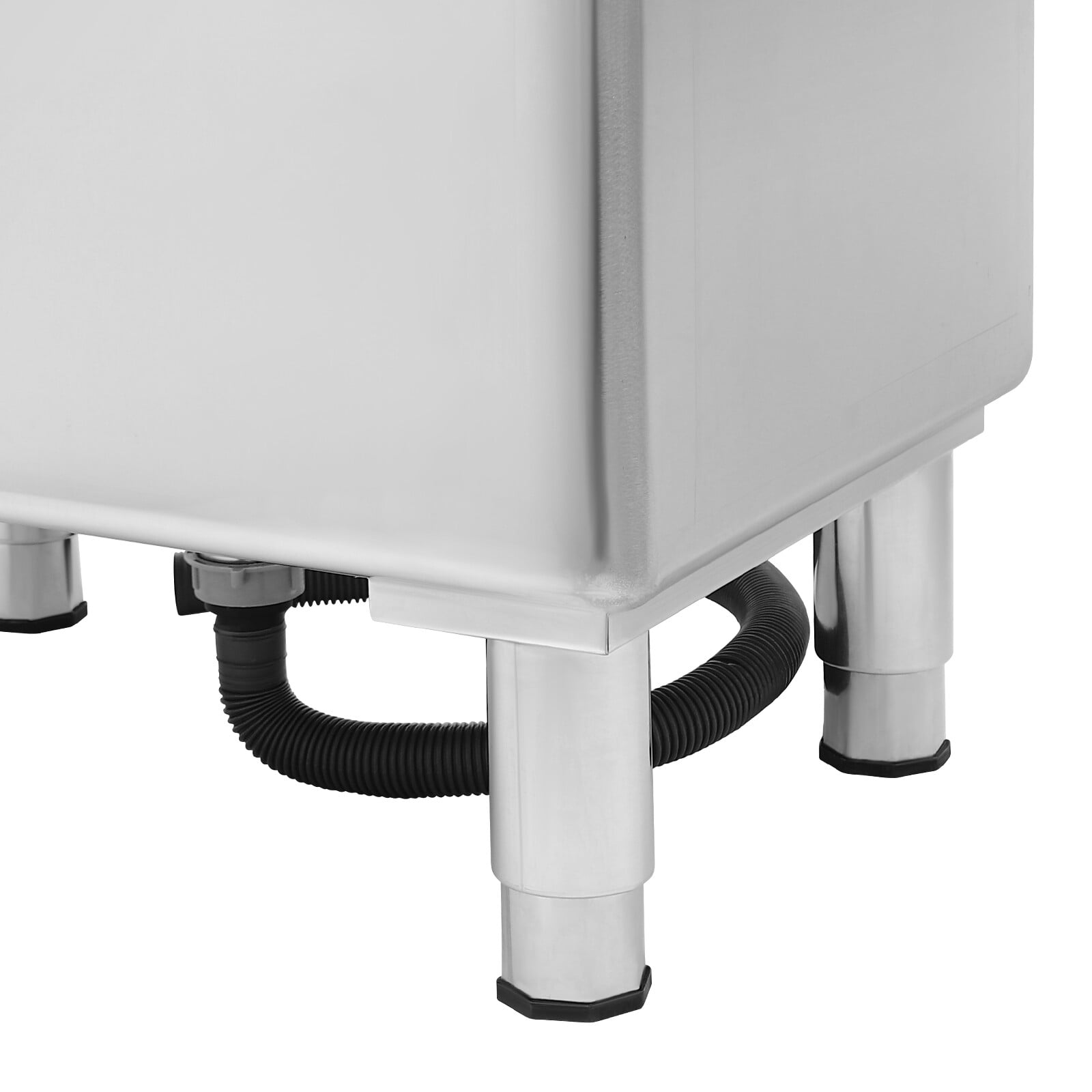 23.6*16.1*21.7in Commercial Floor Mop Sink with Drainage, Stainless Steel Mop Service Basin Freestanding Mop Buckets, Multipurpose Utility Sink Laundry Room Slop Sink for Restaurant, Garages