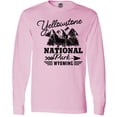 thumbnail image 3 of Inktastic Wyoming Yellowstone National Park Long Sleeve T-Shirt, 3 of 5