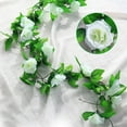 thumbnail image 2 of Artificial Wildflower Wreath for Indoor and Outdoor Decor - Perfect for Weddings, Arches, and Year-Round Home Styling, 2 of 6