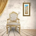 thumbnail image 3 of Atelier B Art Studio 9x18 Gold Ornate Wood Framed with Double Matting Museum Art Print Titled - Small Houses in Greece, 3 of 4