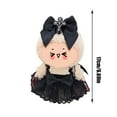 thumbnail image 3 of Adorable Handmade Crochet Doll Clothing Set, Gothic-Style Headdress With Large Bow And Lace-Trimmed Skirt, Perfect For 17Cm And 5.91-6.7 Inch Dolls, Ideal For Collectors And, 3 of 4