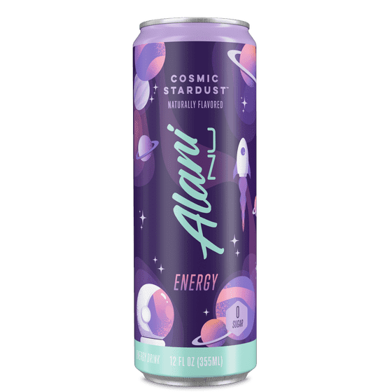 Alani Nu Energy Drink Variety Pack, 12 fl oz Cans (Pack of 3), Pink Slush, Cherry Slush & Cosmic Stardust, Zero Sugar, 200mg Caffeine