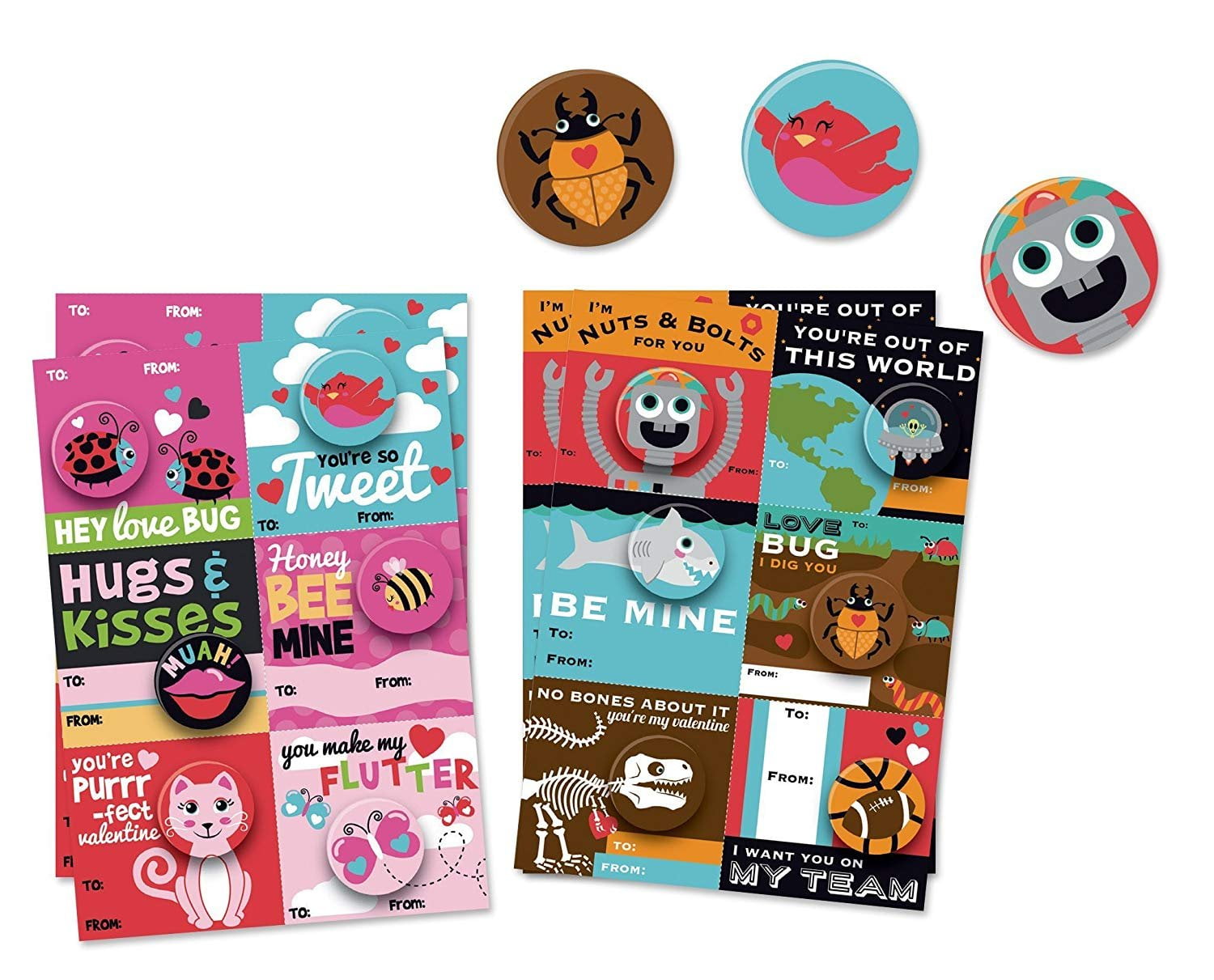 walmart valentines cards for kids