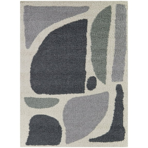 Cesare Abstract Shag Area Rug