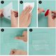 thumbnail image 4 of Pack de 4 estantes de pared acrílicos de 10 cm, mini estantes flotantes transparentes, estantes colgantes adhesivos, pequeñas repisas de exhibición con pegatinas, 4 of 9