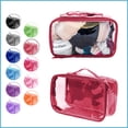 thumbnail image 2 of Cubo de embalaje de viaje EZpacking Clearview Burgundy PVC, 2 of 8