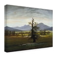 thumbnail image 3 of Trademark Fine Art Caspar David Friedrich Solitary Tree Canvas Wall Art - 14x19, 3 of 5