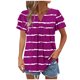 thumbnail image 1 of Camisas de Cuello de Tripulación de Manga Corta para las Mujeres Plisado Mangas de Ruffle, Cuello Redondo Casual Primavera Y Blusa de Verano, 1 of 7
