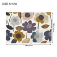 thumbnail image 4 of Yayeee Bath Rug for Bathroom Floor Non Slip Rectangle Fluffy Soft Absorbent Mat, 16"x24", Colorful Floral, 4 of 7