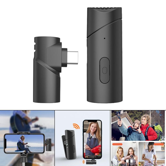 Micrófono inalámbrico 2.4G Soledad para teléfono portátil, sistema de micrófono, grabación de video, transmisión, Micrófono Lavalier