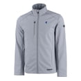 thumbnail image 2 of Men's Cutter & Buck  Gray Seton Hall Pirates Evoke Eco Softshell Recycled Full-Zip Jacket, 2 of 3