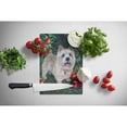 thumbnail image 2 of Carolines Treasures PPP3116LCB Norwich Terrier Apple Grove Glass Cutting Board Large, 12H x 16W, multicolor, 2 of 2