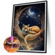 thumbnail image 5 of Pintura de diamante 5D DIY completo redondo taladro Fox Kit decoración del hogar arte artesanal, 5 of 9